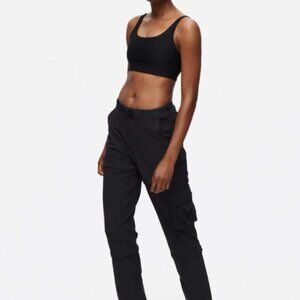 NWT Outdoor Voices Rectrek Zip Off Pant-Black